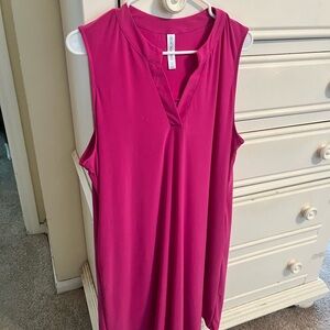 Vibrant Magenta Sleeveless Top by Scarlett